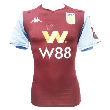 Signed Bertrand Traore Shirt – Aston Villa Icon Autograph