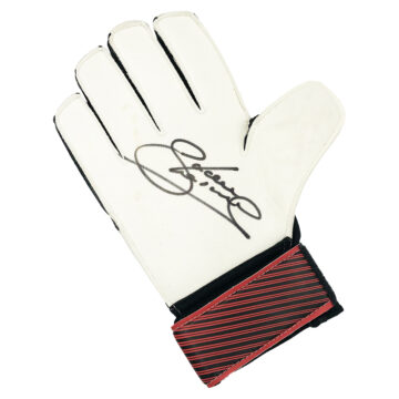 Signed Sander Westerveld Glove - UEFA Cup Champion