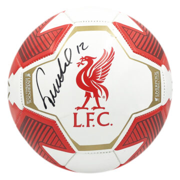 Signed Fabio Aurelio Football - Liverpool Icon Autograph