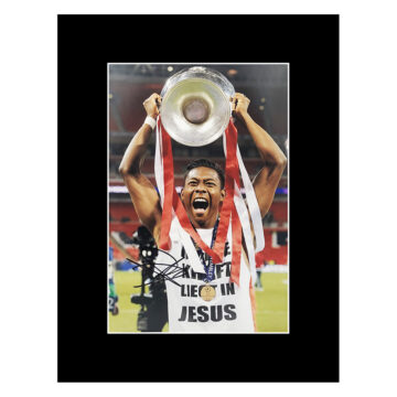 Signed David Alaba Photo Display - Champions League