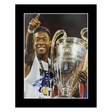 Signed David Alaba Photo Display - Champions League Winner 2020