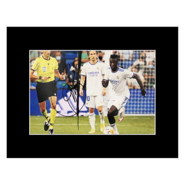 Autographed Eduardo Camavinga Photo Display - Real Madrid Icon