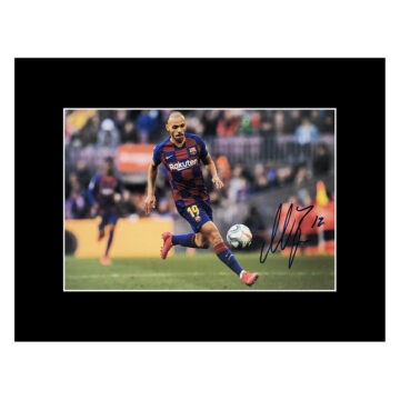 Signed Martin Braithwaite Photo Display - Barcelona Icon Autograph