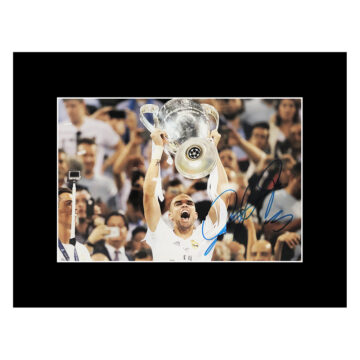 Signed Pepe Photo Display - Champions League Winner 2016