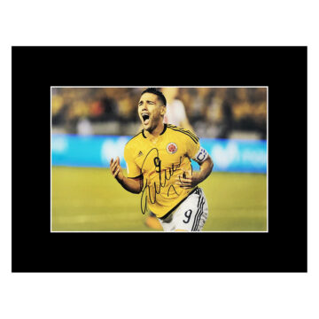 Signed Radamel Falcao Photo Display - Colombia Icon Autograph