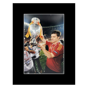 Signed Xabi Alonso Photo Display - Euro 2008 Champion