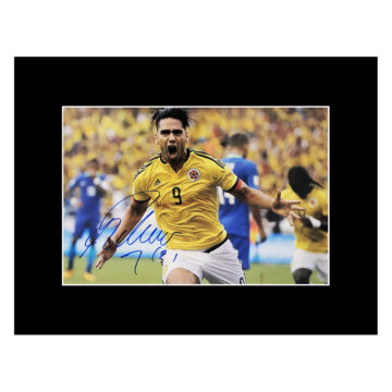 Radamel Falcao Signed Photo Display - Colombia Icon