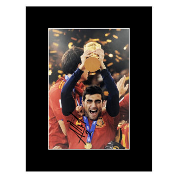 Raul Albiol Signed Photo Display - World Cup 2010 Winner