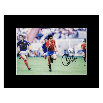 Signed Francisco Jose Carrasco Photo Display - Spain Icon Autograph