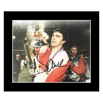 Signed Manolo Sanchis Photo Display - Champions League Winner 1998