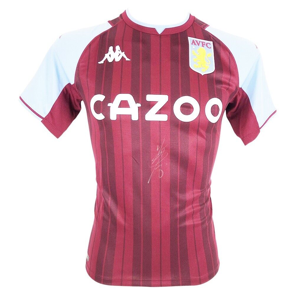 Signed Morgan Sanson Shirt - Aston Villa Autograph