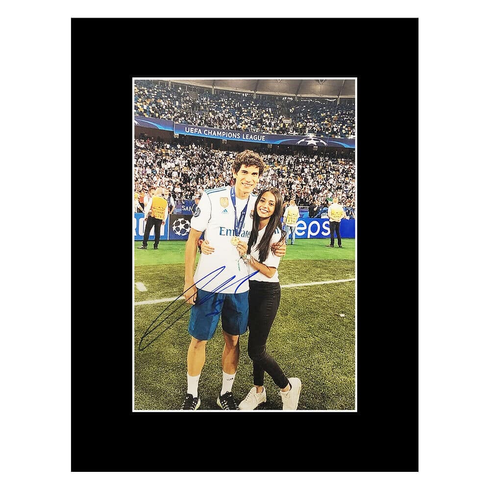 Signed Jesus Vallejo Photo Display - Real Madrid Icon