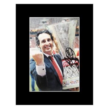 Signed Unai Emery Photo Display - Europa League Winner 2014