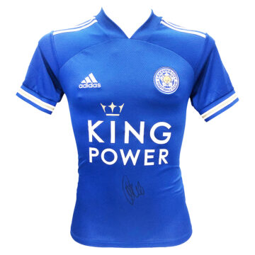 Signed Hamza Choudhury Shirt - Leicester City Autograph