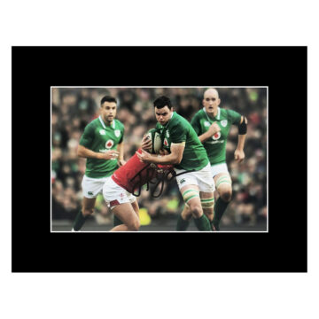 Signed James Ryan Photo Display - 16x12 Ireland Rugby Icon