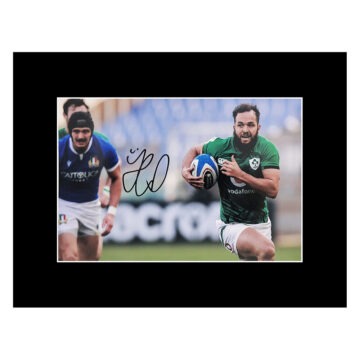 Signed Jamison Gibson-Park Photo Display - 16x12 Ireland Rugby Icon Autograph