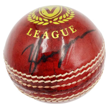 Signed Shereyas Iyer Cricket Ball - India Autograph