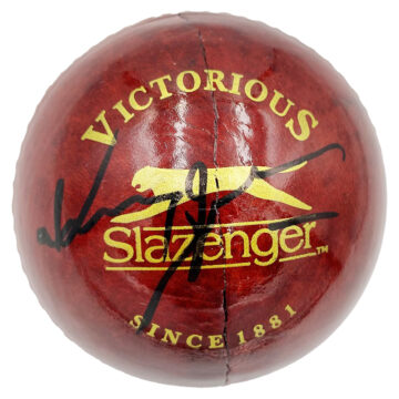 Signed Umesh Yadav Cricket Ball - India Icon Autograph