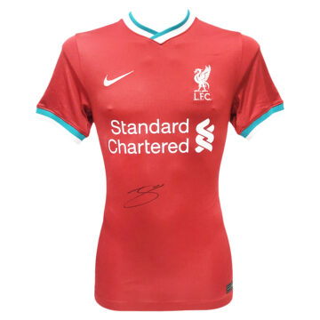 Signed Jose Enrique Shirt - Liverpool Icon Autograph