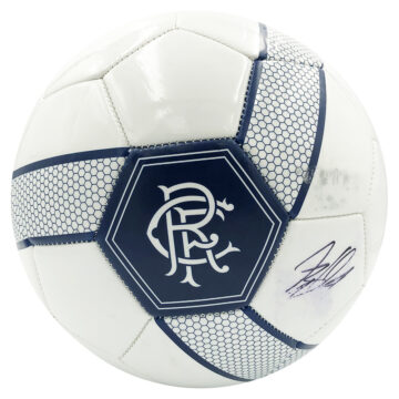 Signed Billy Gilmour Football - Rangers Icon Autograph