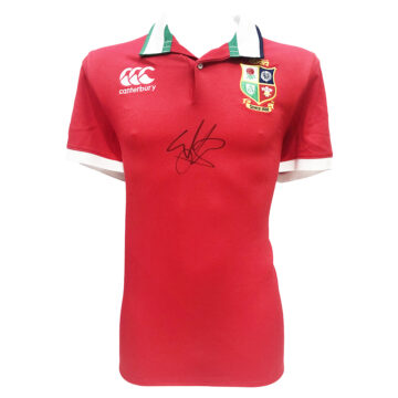 Signed Wyn Jones Shirt - British & Irish Lions Icon