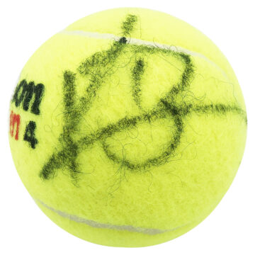 Signed Roberto Bautista Agut Ball - Tennis US Open Autograph