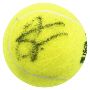 Signed Leylah Fernandez Ball - Tennis Wimbledon Icon Autograph