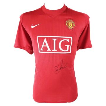 Signed Mikael Silvestre Shirt - Manchester United Icon