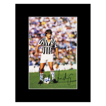 Signed Michael Laudrup Photo Display - 16x12 Juventus Icon Autograph