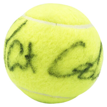 Signed Pat Cash Ball - Roland Garros Autograph Icon