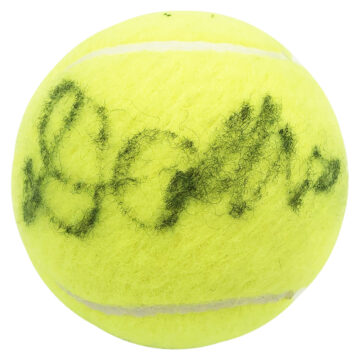 Signed Danielle Collins Ball - Tennis Roland Garros Icon Autograph