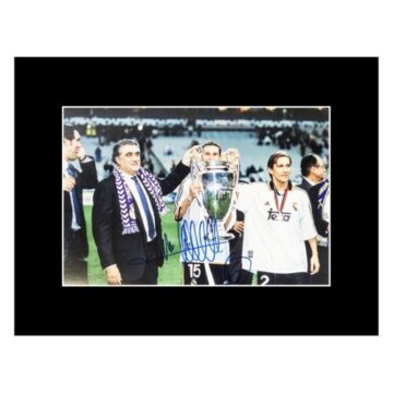 Signed Ivan Helguera Photo Display - 16x12 Champions League Winner 2000 Autograph