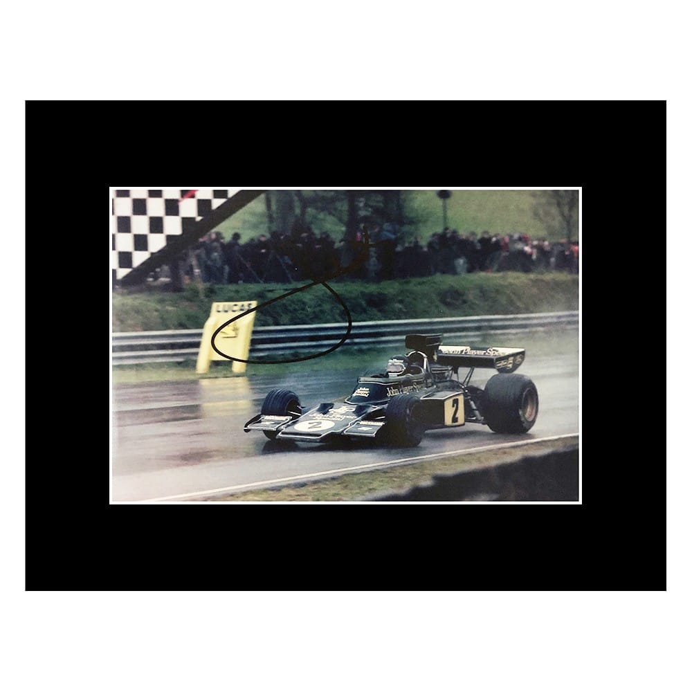 Jacky Ickx Signed Photo Display - 16x12 Formula One Icon