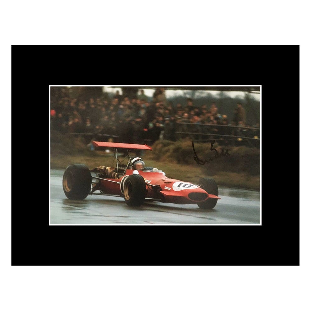 Signed Derek Bell Photo Display - 16x12 Formula 1 Autograph