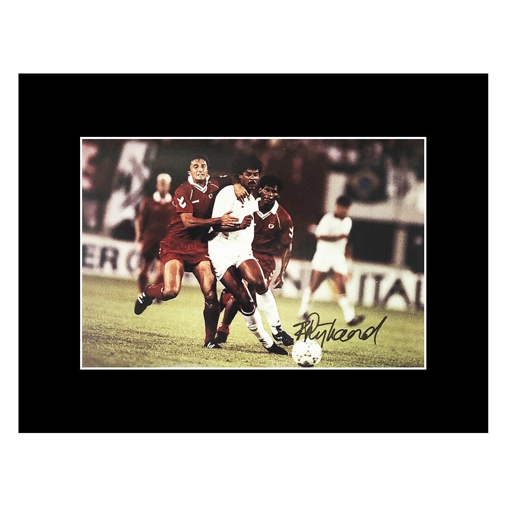 Signed Frank Rijkaard Photo Display - 16x12 AC Milan Icon Autograph