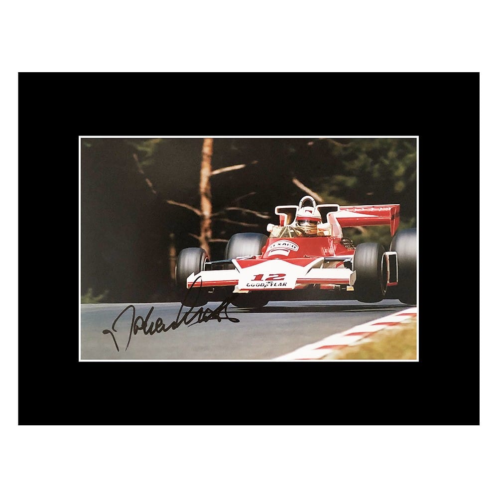 Signed Jochen Mass Photo Display - 16x12 Formula 1 Icon