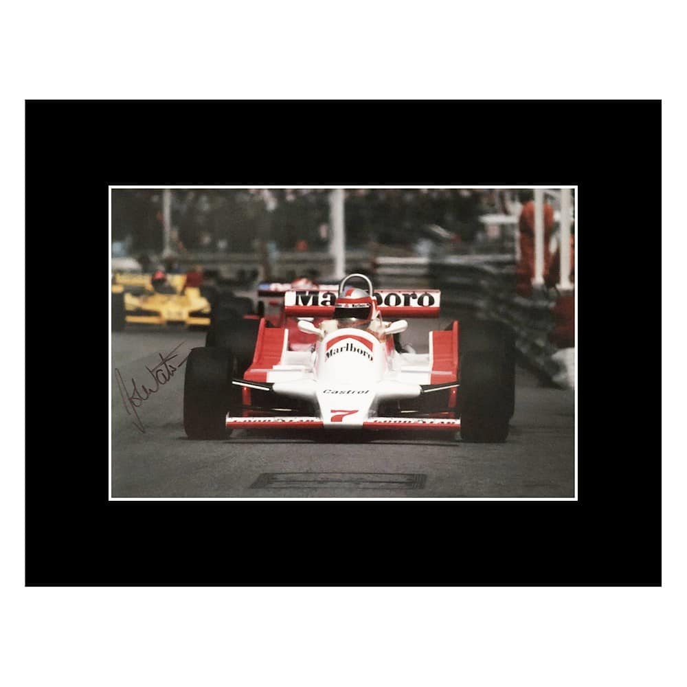 Signed John Watson Photo Display - 16x12 Formula 1 Autograph