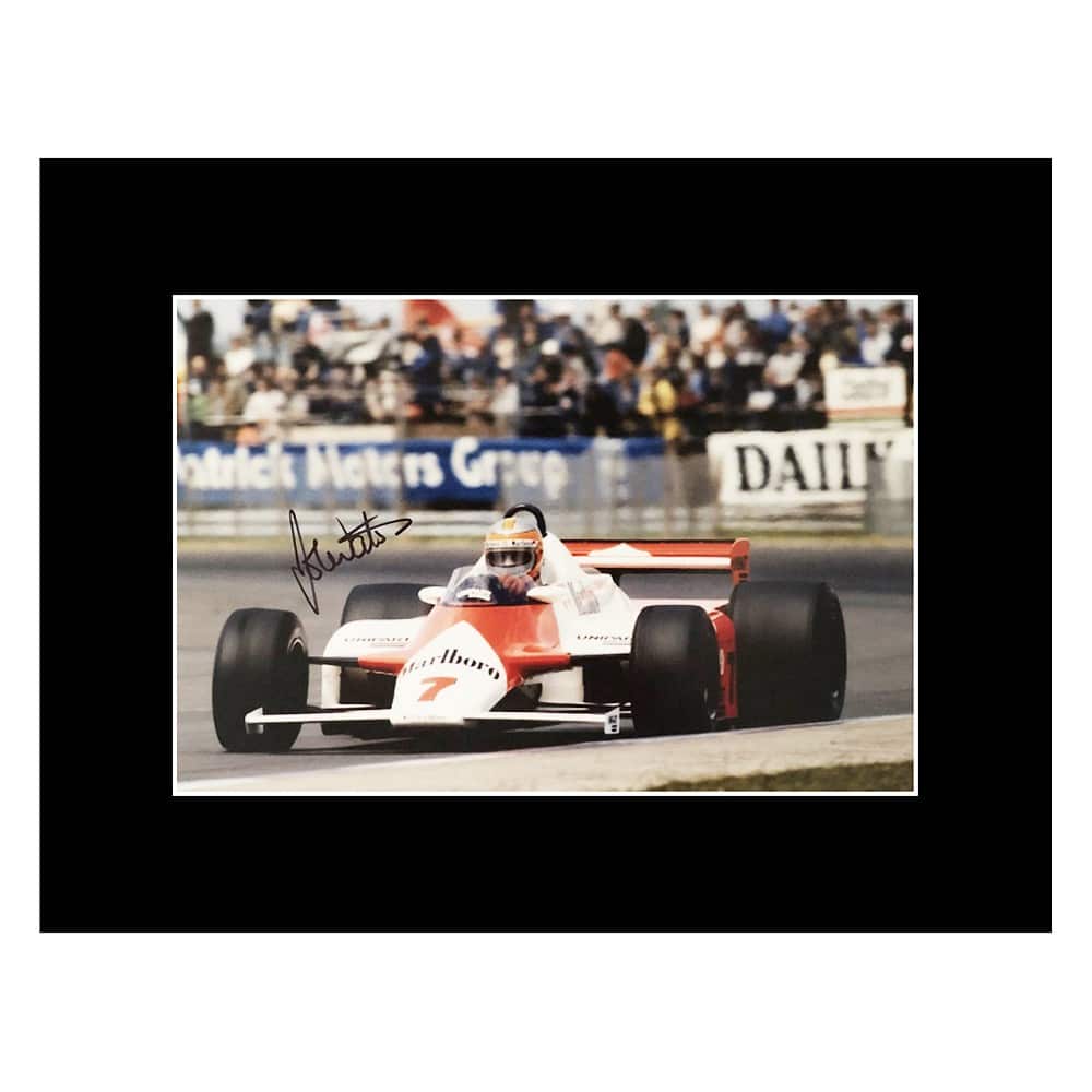 Signed John Watson Photo Display - 16x12 Formula 1 Icon