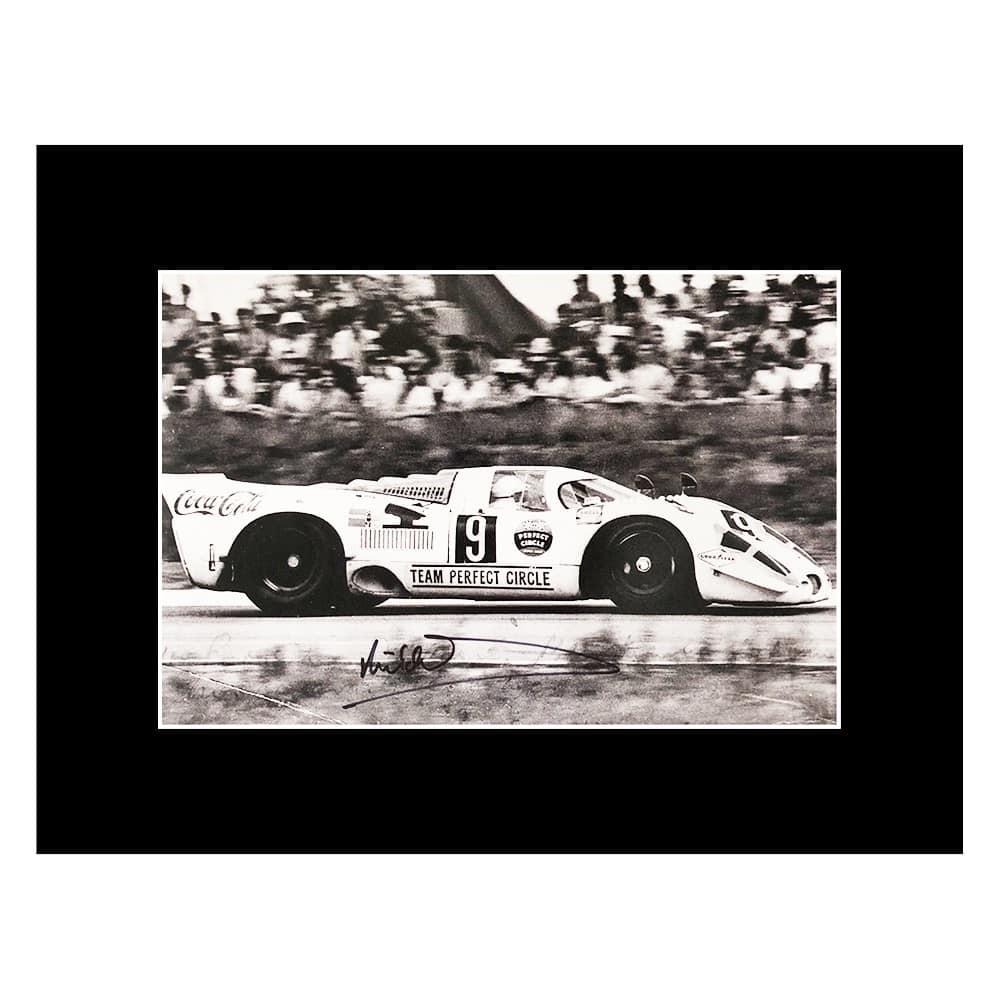 Signed Richard Attwood Photo Display - 16x12 Le Mans Winner 1970