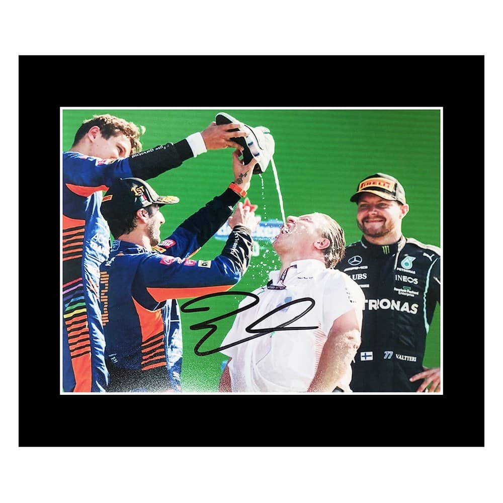 Signed Zak Brown Photo Display - 12x10 Formula 1 Icon Autograph