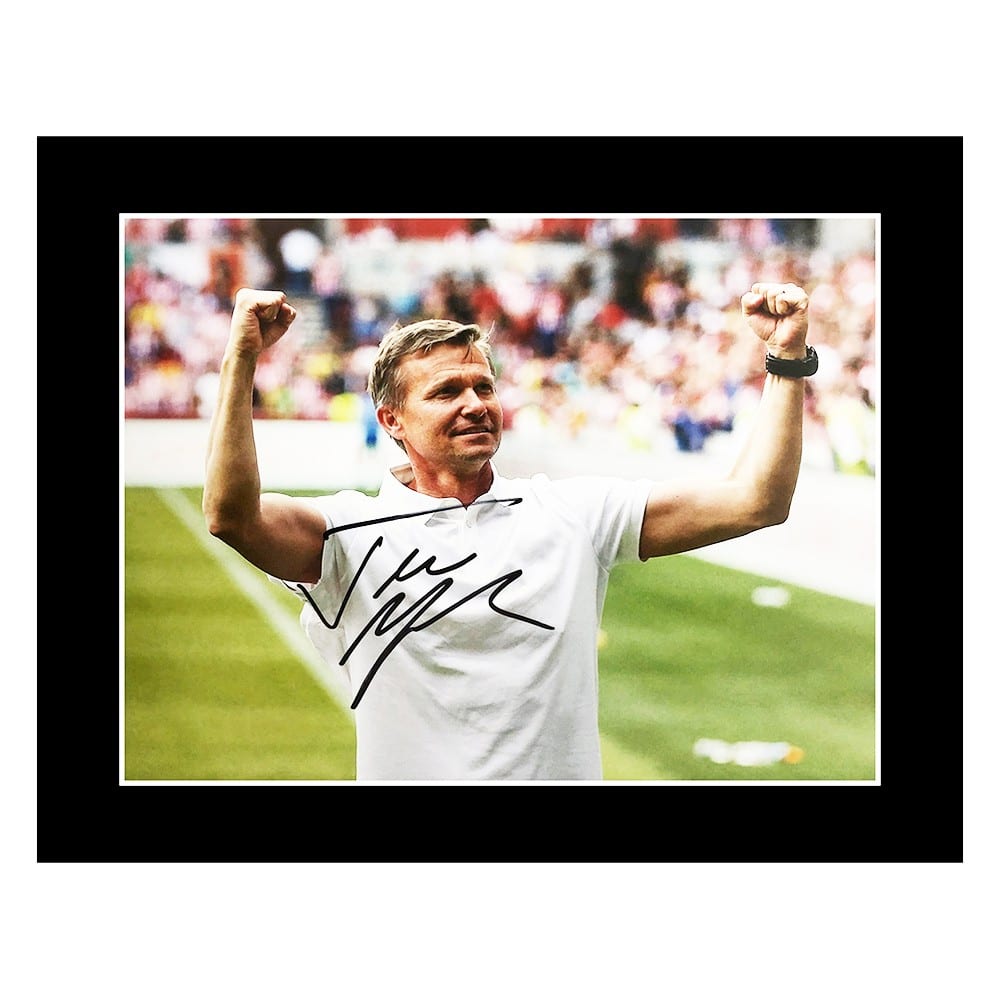 Signed Jesse Marsch Photo Display - 12x10 Leeds United Icon