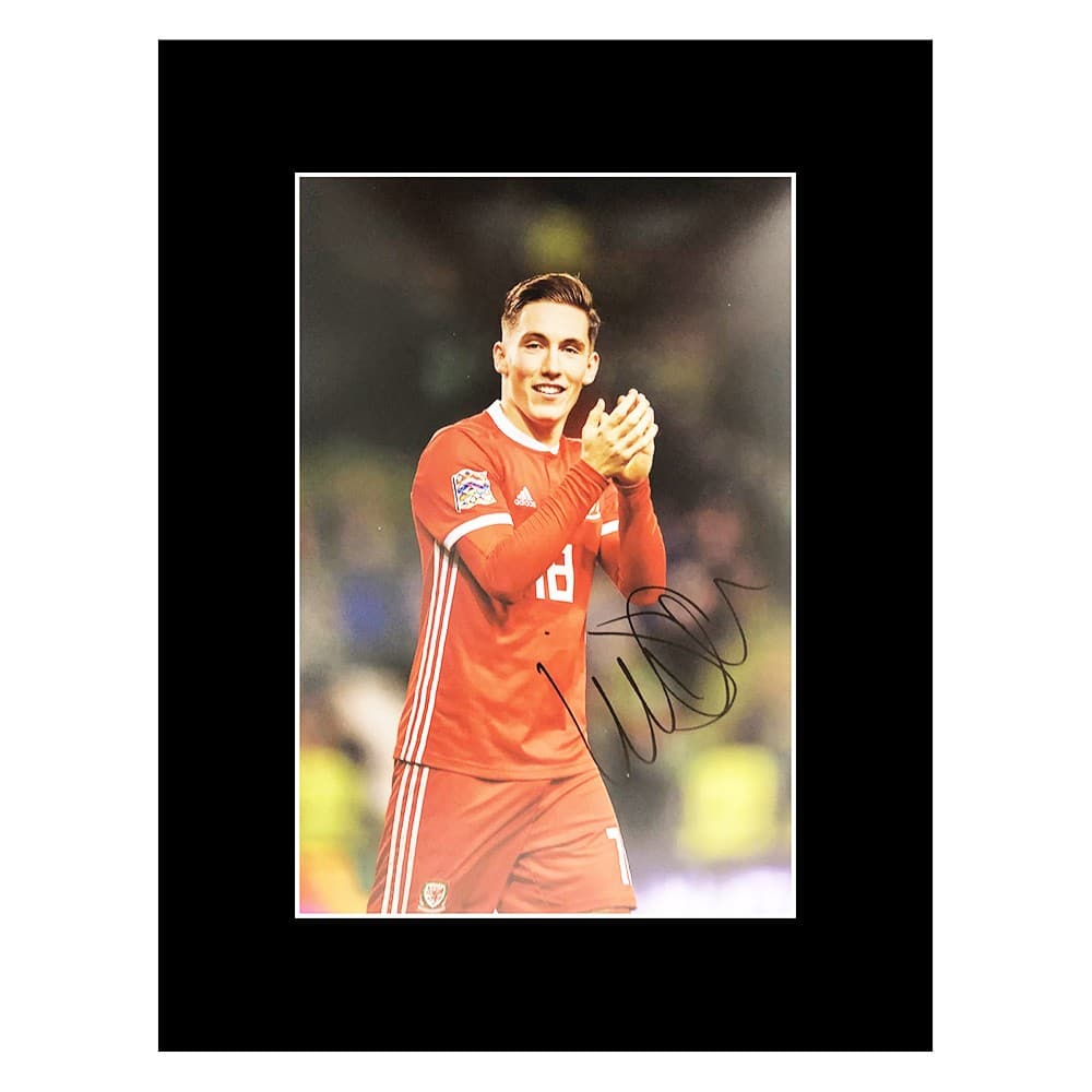 Signed Harry Wilson Photo Display - 16x12 World Cup 2022 Wales