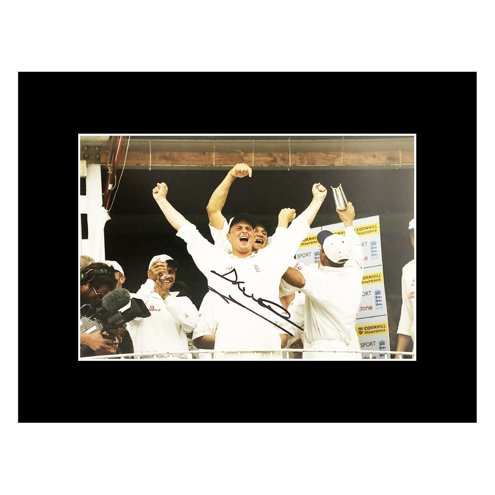 Signed Darren Gough Photo Display - 16x12 England Cricket Icon