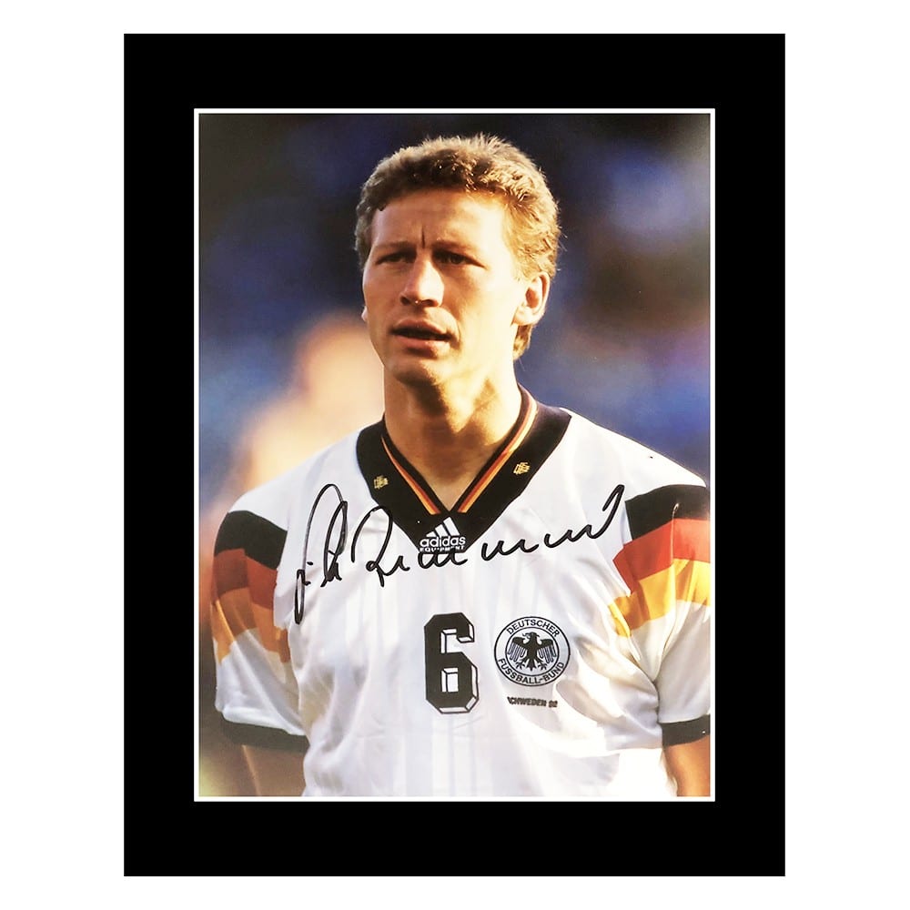 Signed Guido Buchwald Photo Display - 12x10 Germany Icon