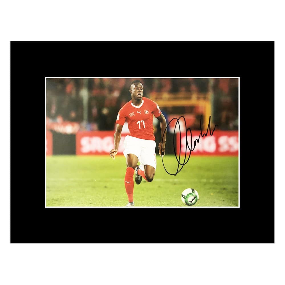 Signed Denis Zakaria Photo Display - 16x12 Switzerland World Cup 2022