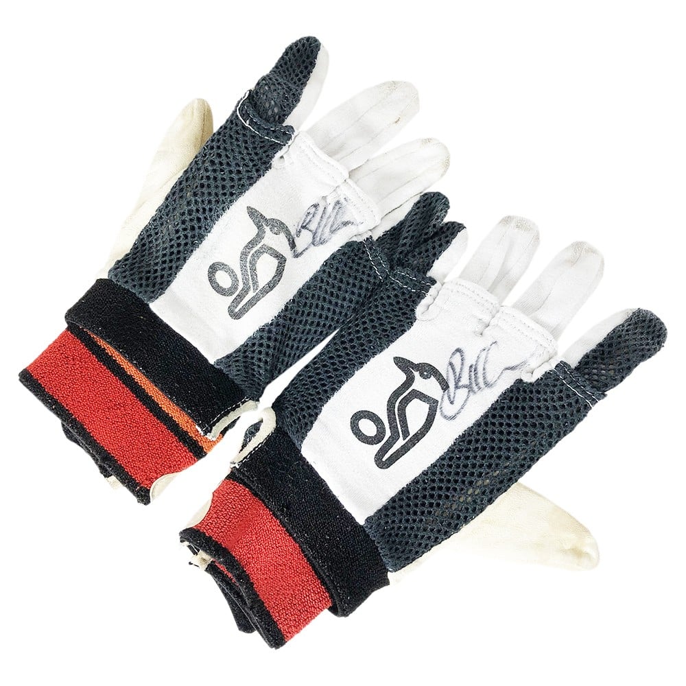 Signed Jos Buttler Gloves Match Worn - England Cricket