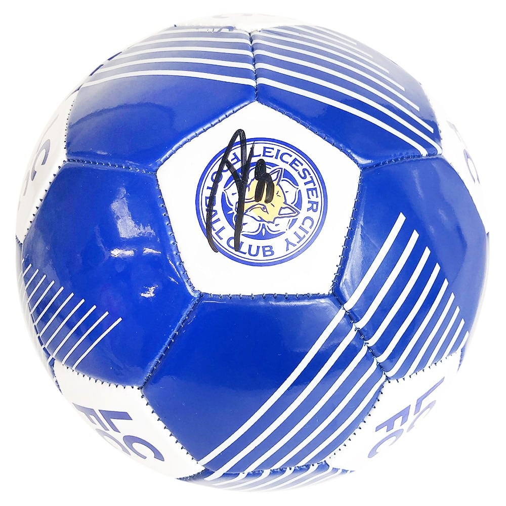 Signed Wout Faes Football - Leicester City Icon