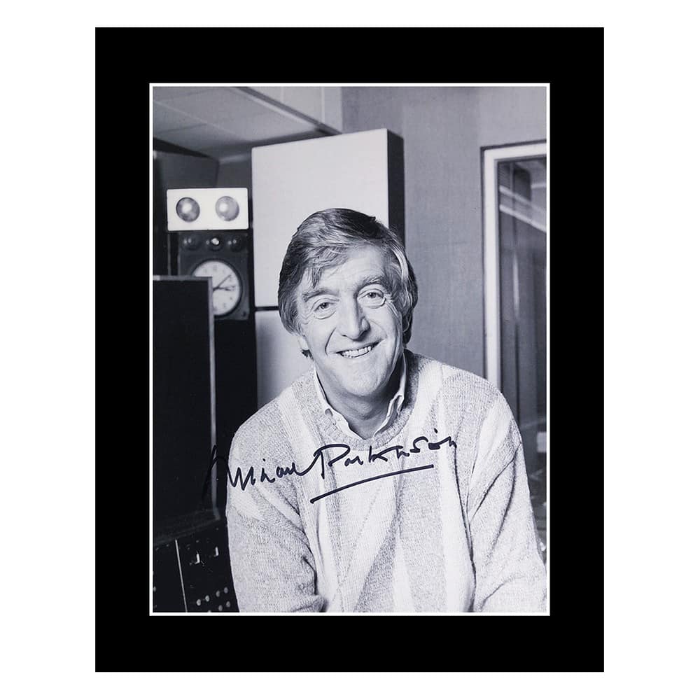 Signed Michael Parkinson Photo Display - 12x10 TV Icon