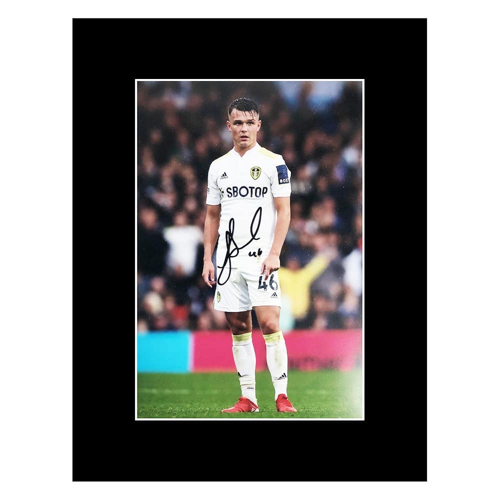 Signed Jamie Shackleton Display - 16x12 Leeds United Icon