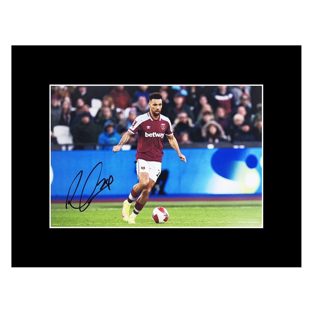 Signed Ryan Fredricks Photo Display - 16x12 West Ham United Icon